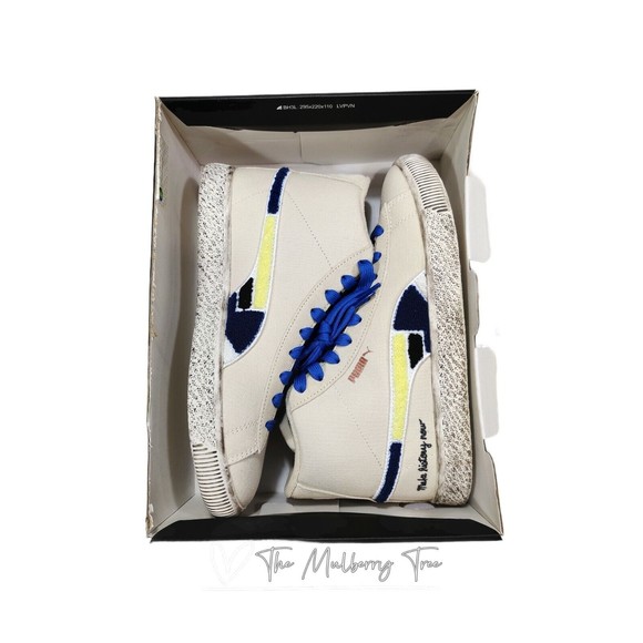 Puma Make History Now Clyde Mid x Black Fives Jr Sneaker Creme Brulee Size 7C 38 - Picture 10 of 12